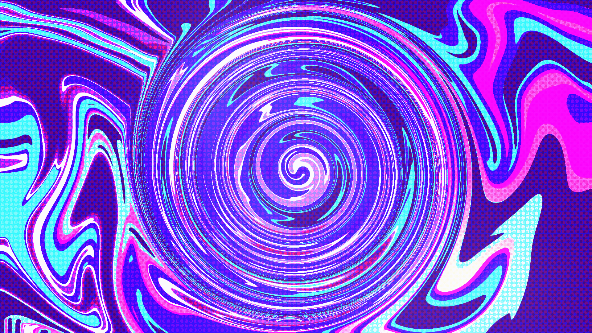 image of purple blue and pink spiral design