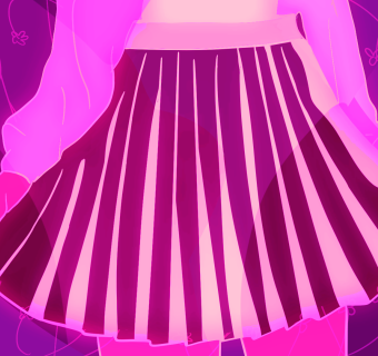 pink skirt
