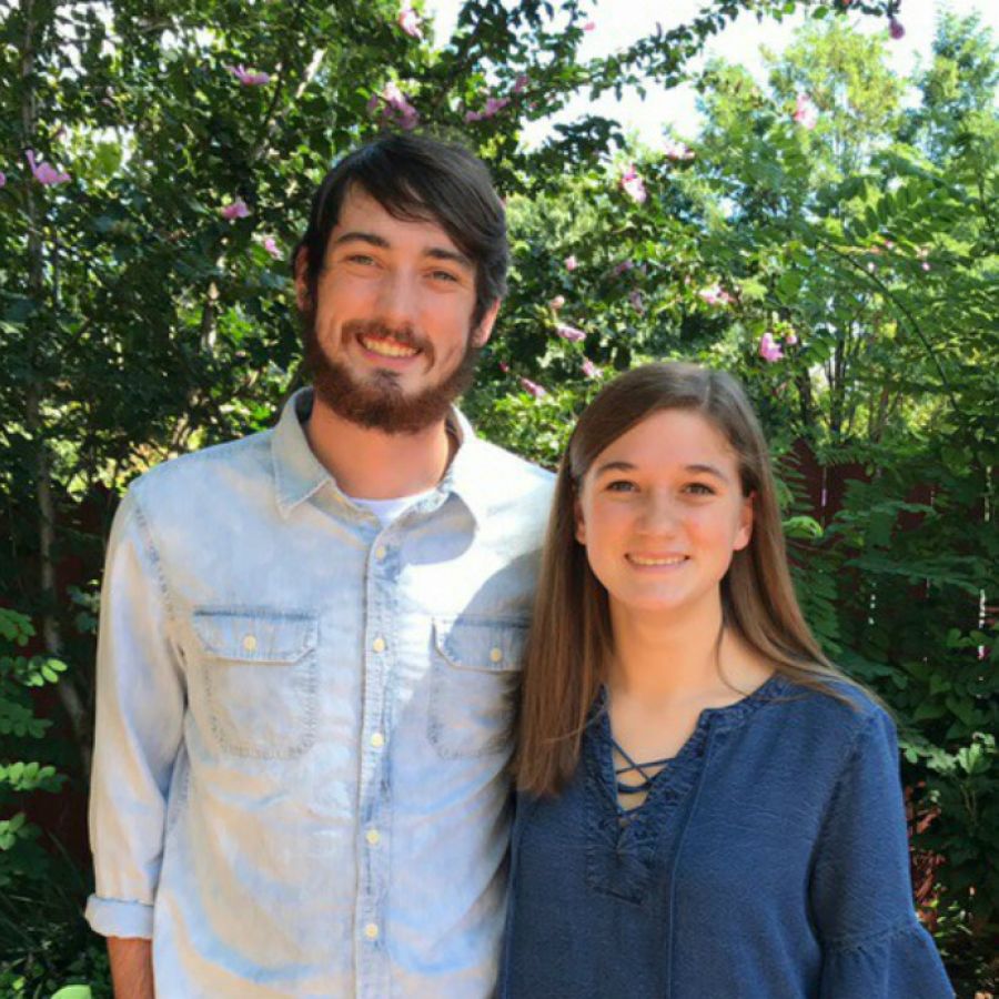 Photo of the author and her brother