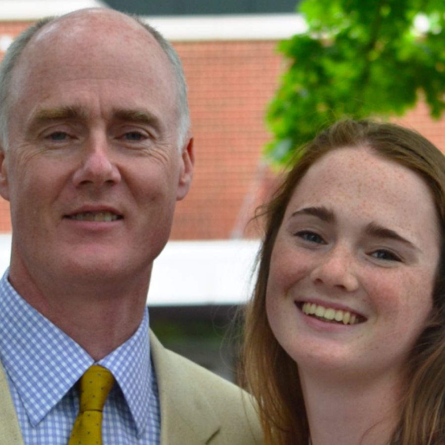 A photo of Hannah Graham and her father.