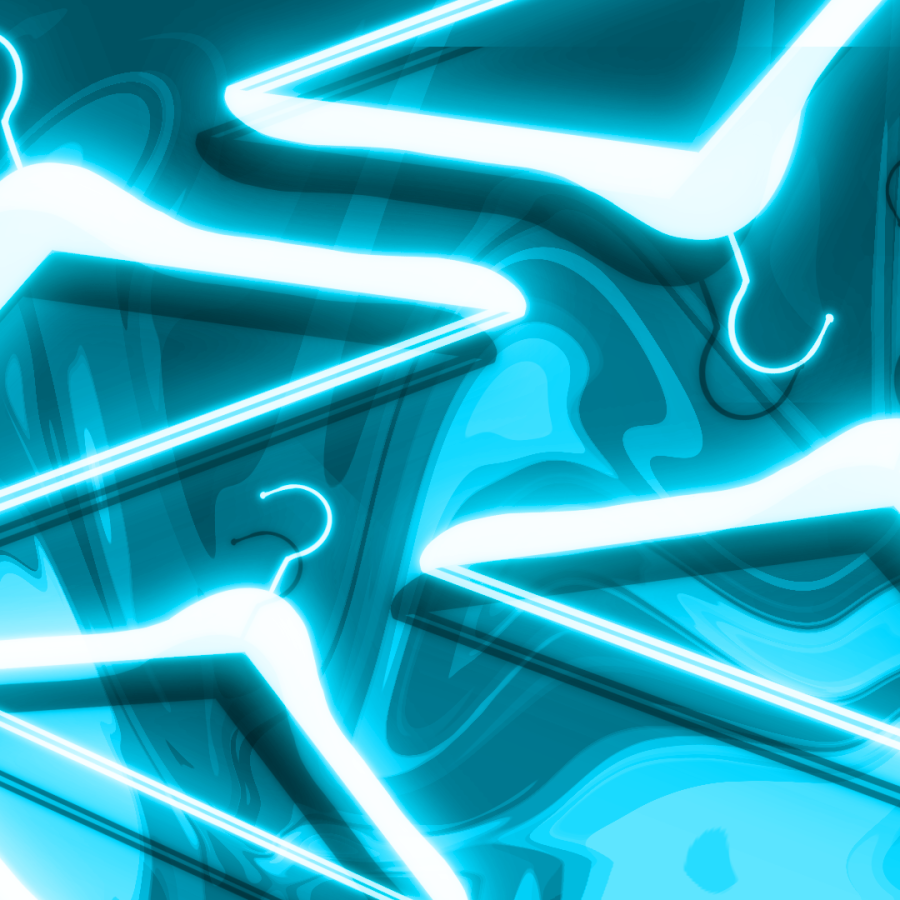 Image of coat hangers
