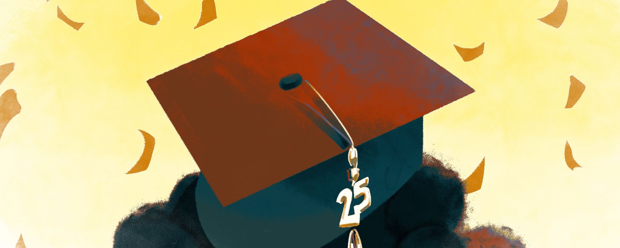 graduation cap and gown 