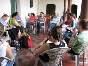 Study abroad program in El Salvador with WGGJ. Stock photo from the Maxine Platzer Lynn Women’s Center archive