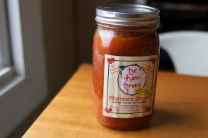 Happy Tomato Jar Detail